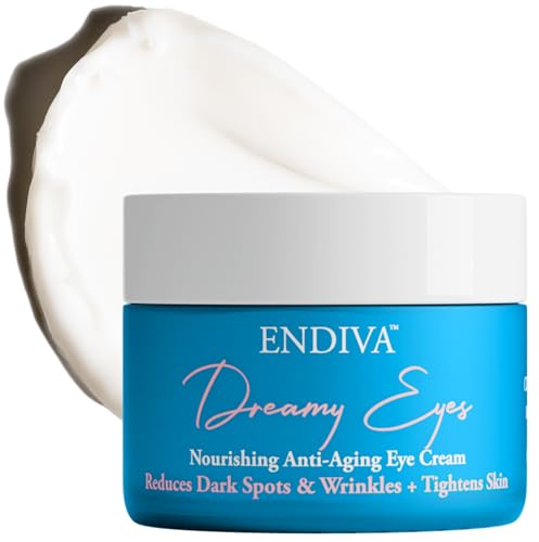 ENDIVA Eye Cream - Reduces Dark Circles & Wrinkles, Paraben-Free, 0.5 Fl Oz