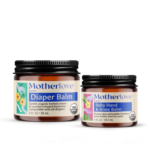 Motherlove Diaper Balm - Soothes Diaper Irritation, USDA Organic & Cruelty-Free - 2oz