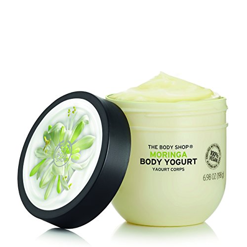 The Body Shop Moringa Body Yogurt - 48hr Hydration, 100% Vegan, Floral Scent - 6.98 Fl.Oz