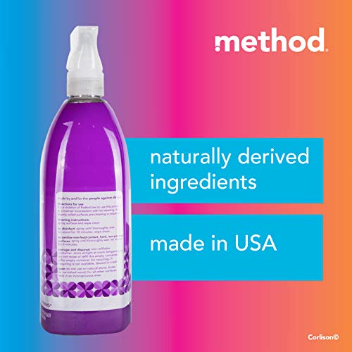 Method Disinfectant Spray - Kills 99.9% Germs, Fresh Wildflower Scent - 28 Fl Oz