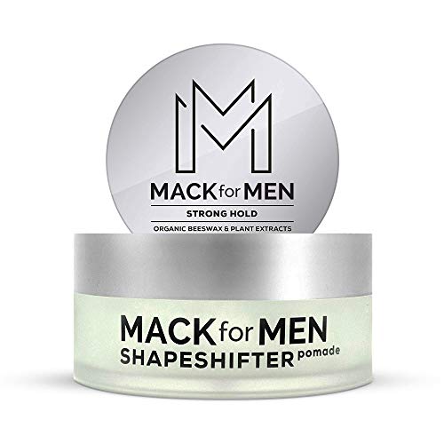 Mack for Men ShapeShifter Hair Pomade - Strong Hold, Organic Beeswax, No Harmful Chemicals - 2.5 oz