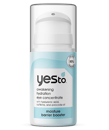 Yes To Eye Cream - Nourishes Delicate Skin, Hydrating with Hyaluronic Acid & Caffeine - 0.5 Fl Oz