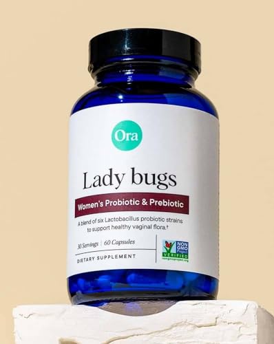 Ora Organic Probiotic for Women - Supports Vaginal Health, Digestive Comfort - 60 Vegan Capsules