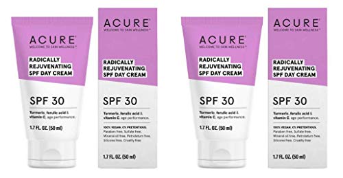 ACURE Moisturizer - Daily Hydration with Reef-Safe SPF 30, Vitamin C & Turmeric - 1.7 fl oz