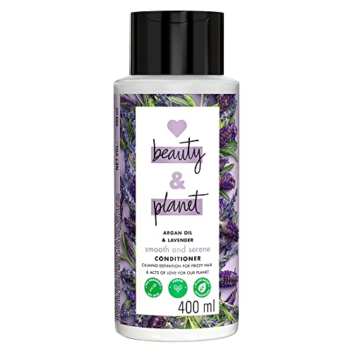 Love Beauty & Planet Argan Oil Conditioner - Frizz Control, Natural Ingredients - 400ml