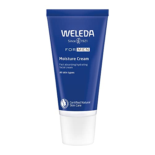 Weleda Moisture Cream for Men - Hydrating Jojoba Oil, Nourishes & Protects - 1oz