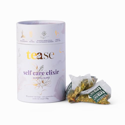 Tease Tea Herbal Blends - Wellness Support for Sleep, Calm & Focus - 100% Biodegradable Bags