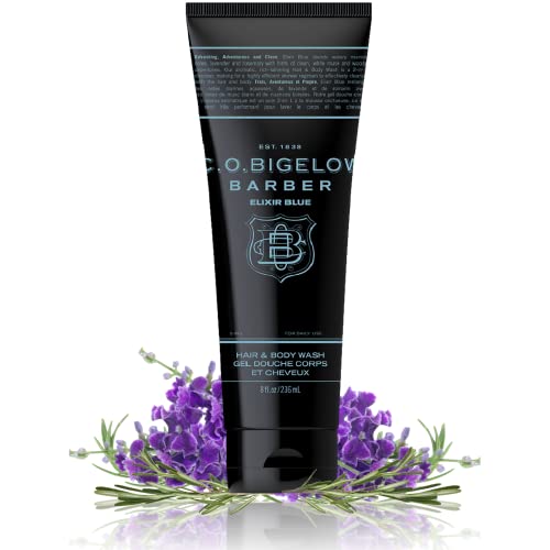 C.O. Bigelow Men's Lavender & Rosemary Shampoo & Body Wash - Nourishing, Vegan, 8 fl oz