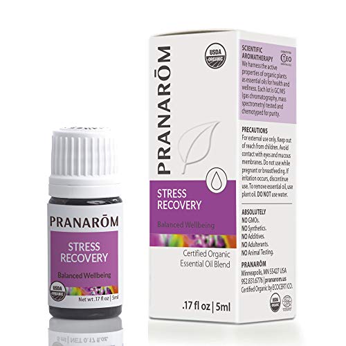 Pranarom Stress Recovery Essential Oil - 100% Pure Organic Blend for Wellness - 5ml