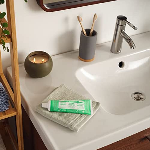 Dr. Bronner’s All-One Toothpaste - Organic Ingredients, Fluoride-Free, Spearmint - 5oz, 3-Pack