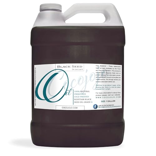 Dr Joe Lab Egyptian Black Seed Oil - Nourishing for Hair, Skin & Nails, Unrefined - 128 Oz