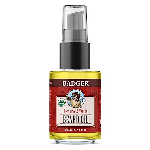 Badger Beard Oil - Nourishing Botanical Blend, Certified Organic Ingredients - 1 Fl Oz