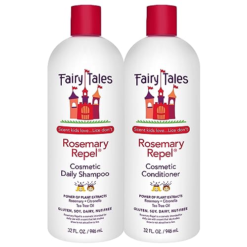 Fairy Tales Kids Shampoo & Body Wash Duo - Lice Defense, Nourishing Essential Oils - 2 Pack