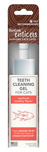 TropiClean Dental Care Kit - Seafood Flavor, Plaque Control, Naturally Derived Ingredients - 2oz