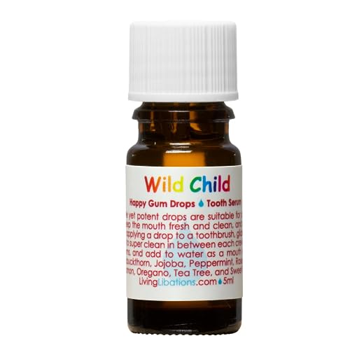 Living Libations Children's Dental Care - Natural Gum Drops for Happy Smiles, Vegan - 0.17 oz