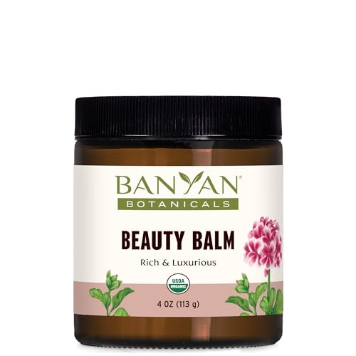 Banyan Botanicals Beauty Balm - USDA Organic, Nourishing Shatavari & Rose Geranium - 4oz