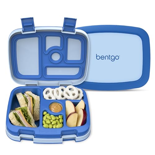 Bentgo Kids Bento Lunch Box - Leak-Proof, Durable, BPA-Free, Dishwasher Safe - 5 Compartments