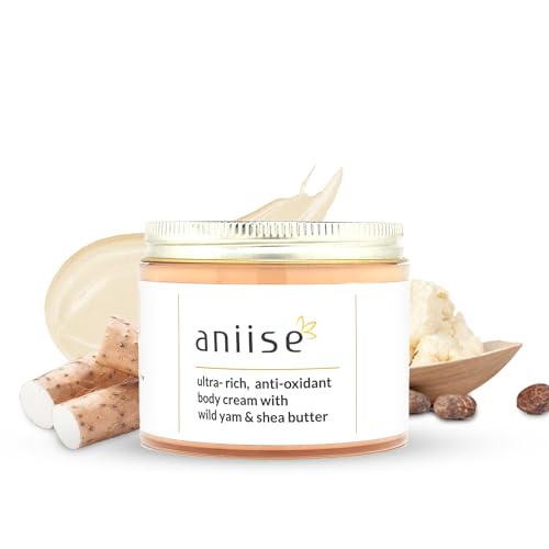 Aniise Antioxidant Body Cream - Deep Hydration, Calming Lavender & Shea Butter - 4 Fl Oz