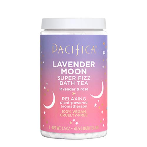 Pacifica Lavender Moon Body Soak - Relaxing Aromatherapy, Vegan & Cruelty-Free - 4 Count