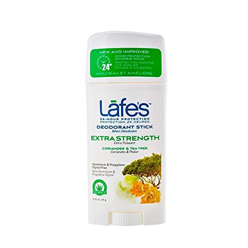 Lafe's Natural Deodorant - 24-Hour Protection, Vegan, Aluminum-Free - 2.25oz Stick