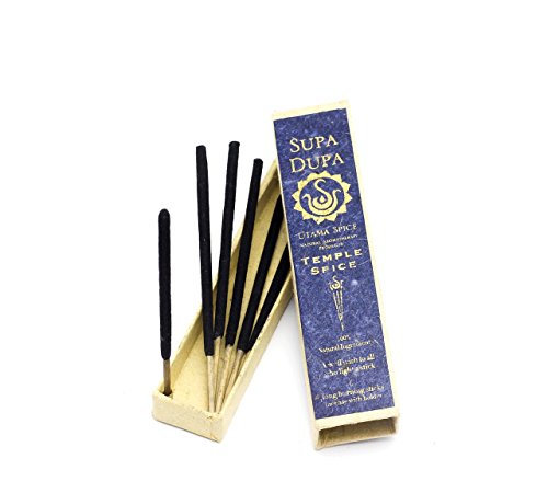 Utama Spice Incense Holder - 100% Natural, Handcrafted, Vegan - Temple Spice, Regular Size