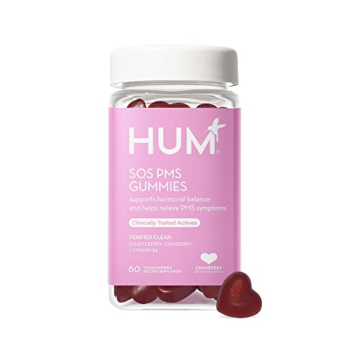 HUM Nutrition Hormone Balancing Gummies - Relieves PMS, Mood Swings & Bloating - 30-Day Supply