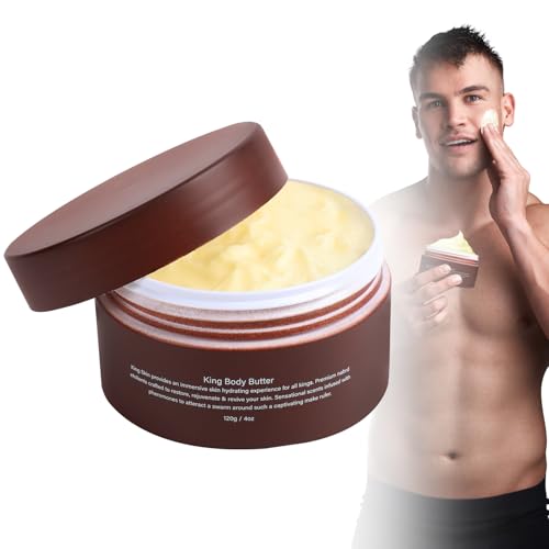 Grenben Crowned Skin King Body Butter - Intense Hydration, Natural Ingredients, Warm Scent - 8oz