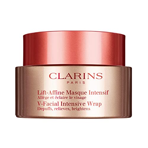 Clarins V-Facial Intensive Wrap Face Mask - Reduces Puffiness, Brightens Complexion - 2.5 Oz