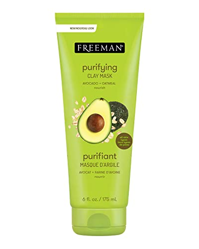 Freeman Facial Clay Masque - Nourishes & Purifies, Ideal for Normal to Combination Skin - 6oz