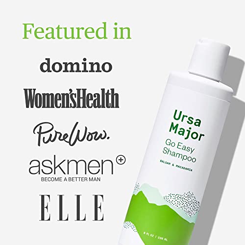 Ursa Major Shampoo - Nourishing, Sulfate-Free, Vegan, Cruelty-Free - 8oz for All Hair Types