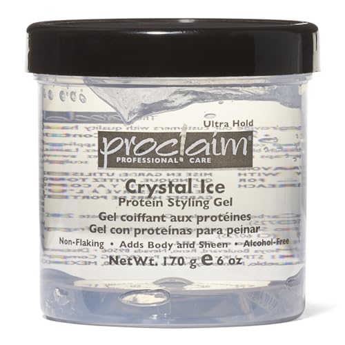 Proclaim Crystal Ice Hair Gel - Protects Hair from Breakage, Maximum Hold for Any Style - 16oz