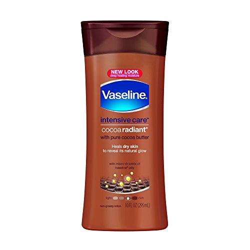 Vaseline Body Lotion - Deep Hydration, Even Skin Tone, Cocoa Butter - 6 x 10oz Containers