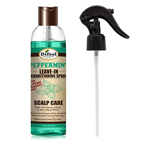 Difeel Scalp Treatment - Promotes Healthy Hair Growth, Soothes Itchy Scalp - Peppermint Oil, 6 oz