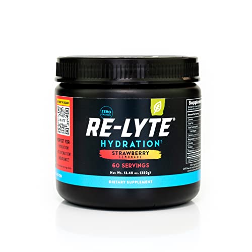 REDMOND Re-Lyte Hydration Electrolyte Mix - Refreshing Strawberry Lemonade, 0 Calorie Packets