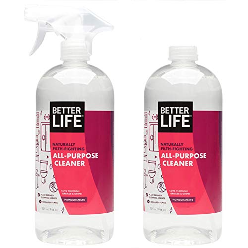 Better Life All Purpose Cleaner - Powerful Multipurpose Spray for Home & Kitchen - 32oz (Pack of 2)