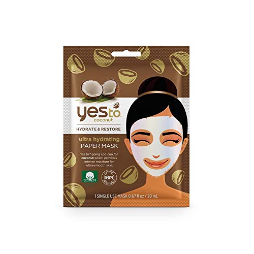 Yes to Coconut Face Mask - Hydrating & Restorative, Ultra-Smooth Skin - 0.67 Fl Oz