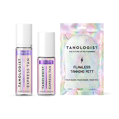 Tanologist Self Tanner Bundle - Hydrating, Streak-Free Tan, Dermatologist Approved - Extra Dark