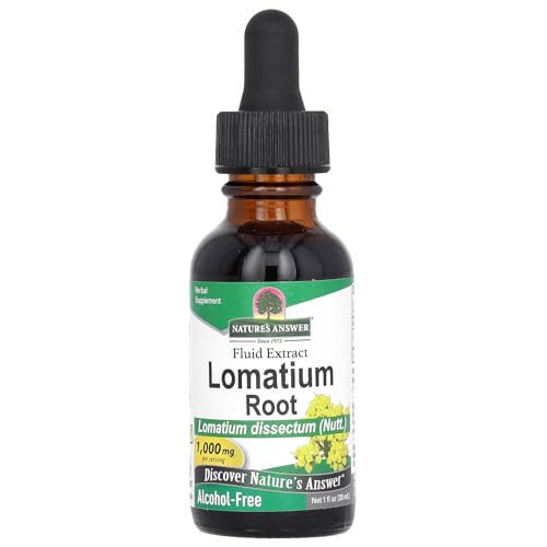 Nature’s Answer Lomatium Root Extract - Supports Immunity & Overall Wellbeing - 500mg (1 FL Oz)