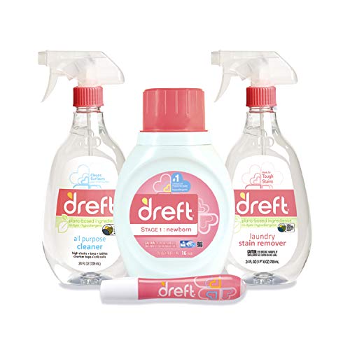 Dreft Baby Gift Set - Gentle Laundry Essentials for New Parents, Hypoallergenic - 25oz, 24oz