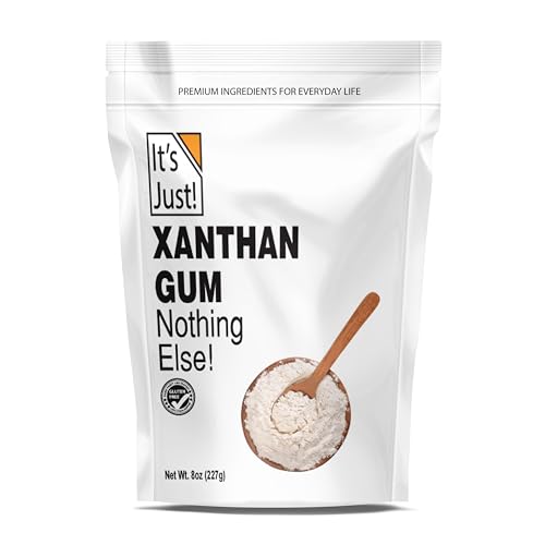 It's Just Xanthan Gum - Non-GMO Thickener for Sauces & Keto Baking, 8oz, Gluten-Free