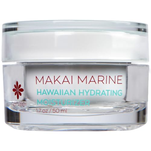 Hanalei Makai Marine Face Moisturizer - Hydrating, Vegan Formula with Kukui Nut Oil - 1.7 fl oz