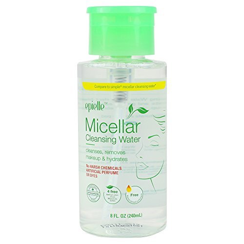 Epielle Micellar Cleansing Water - Gently Removes Makeup, Hypoallergenic, Cruelty-Free - 8 Fl Oz