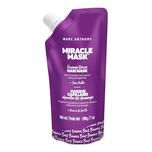 Marc Anthony Hair Mask - Deep Conditioning for Dry, Damaged Hair with Shea Butter & Oils - 6.8oz