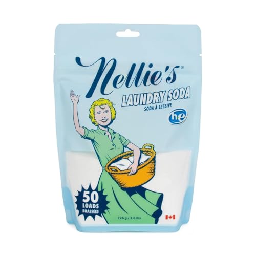 Nellie's Concentrated Laundry Detergent - Powerful Clean, Gentle on Skin - 100+ Scoops