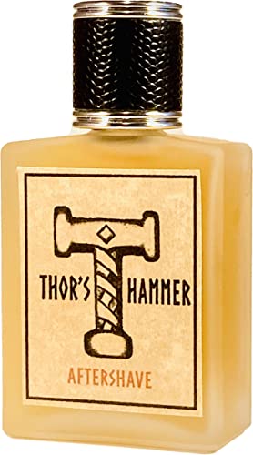 Thor's Hammer Spice Aftershave - All Natural, Essential Oil Blend, Gift Edition - 2 oz