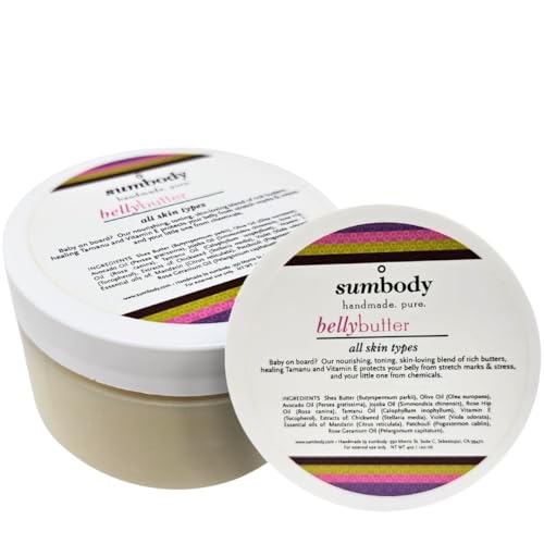 Sumbody Maternity Belly Butter - Hydrates Skin, Reduces Stretch Marks, Paraben Free - 8oz