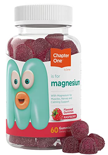 Chapter One Magnesium Gummies - Supports Calm, Nerve Function, Kosher Certified - 60 Count