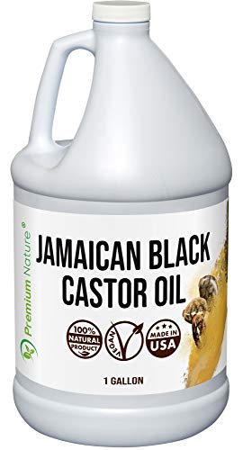 Jamaican Black Castor Oil - Nourishes Hair & Skin, Promotes Growth, Cold Pressed - 1 Gallon
