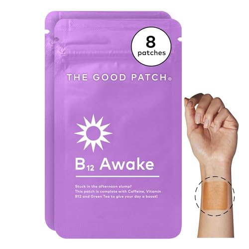 The Good Patch B12 Awake Patch - Energy Boosting, Natural Ingredients, 8 Patches