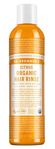 Dr. Bronner's Organic Hair Conditioner - Nourishing Citrus Blend, Fair Trade Ingredients - 8oz